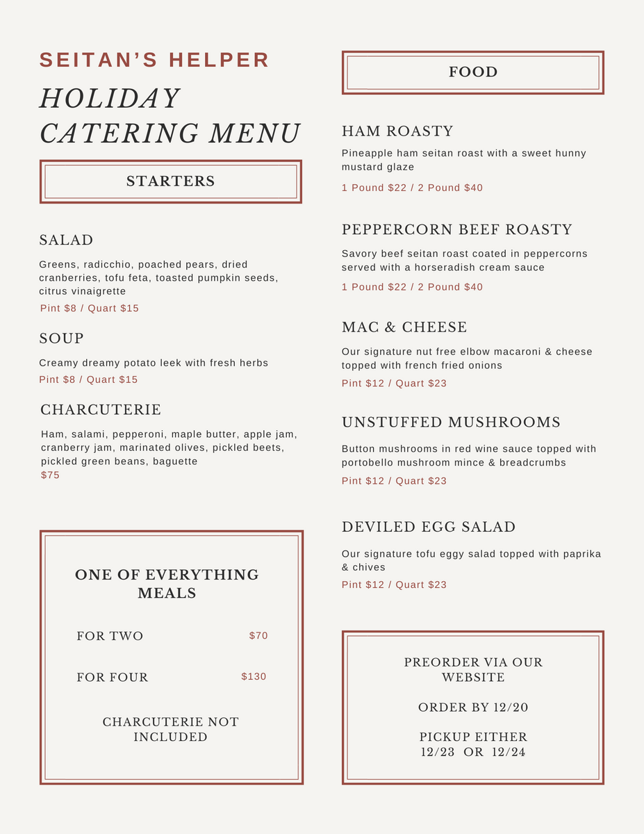 One of Everything Meals Seitan's Helper